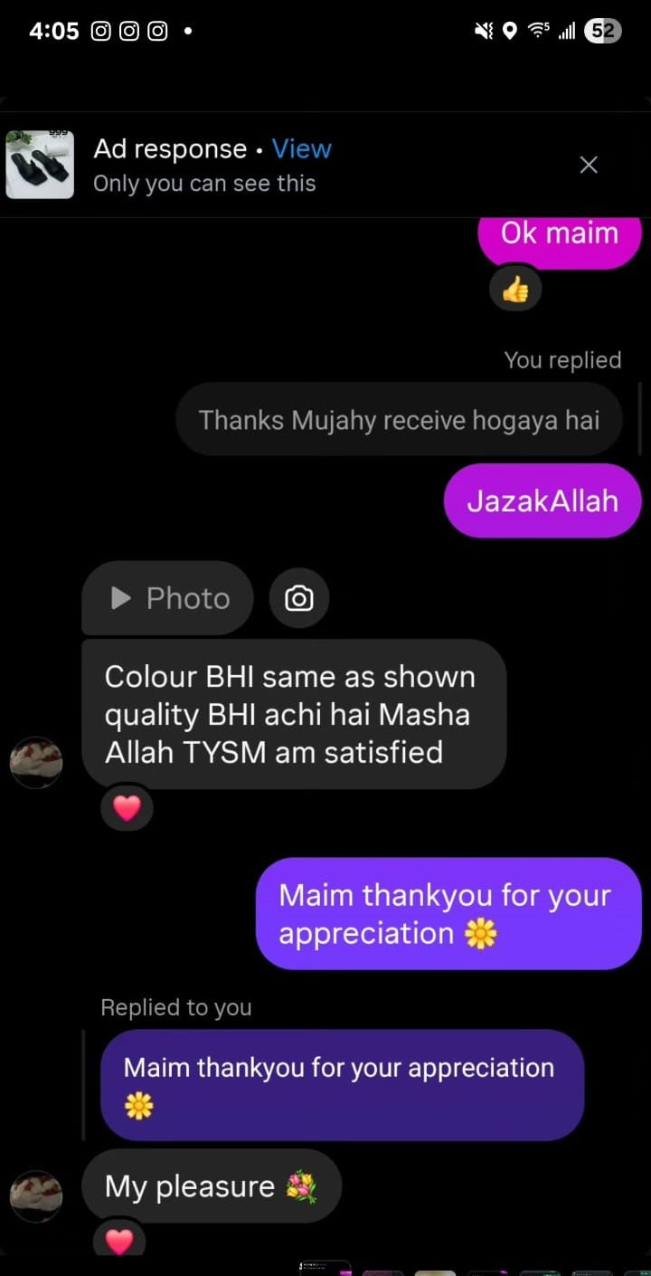 Customer review screenshot